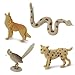 Safari Ltd. Desert TOOB - Figurines of Horned Lizard, Cactus, Road Runner, Scorpion, Rattlesnake, Coyote, Bobcat, Armadillo, Mountain Lion - Educational Toy Figures For Boys, Girls & Kids Ages 3+