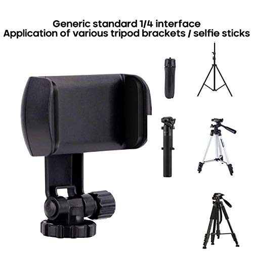 Image of BKN 360 Universal Multi Functional Mobile Holder Clip for Mobile Camera Holder and Tripod Holder - Black