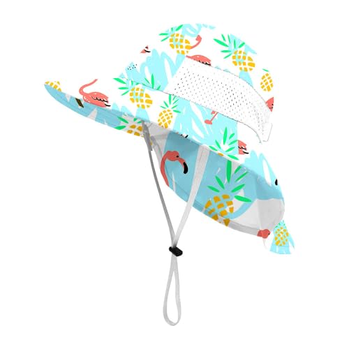 Image of Baby Sun Protection Hat for Infant Toddlers Boys Girls UPF 50+ Sunhat for Outdoor Beach Swim