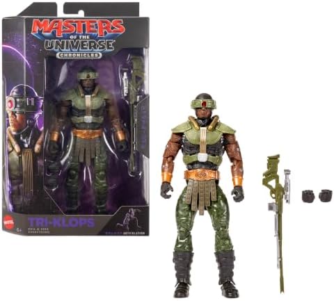Masters of the Universe Chronicles Tri-Klops Actionfigur 2026 Film | MOTU 16,5 cm 3-äugiger Bösewicht, 30 Gelenkpunkte, filmgetreues Kojo Attah-Abbild, JKJ24