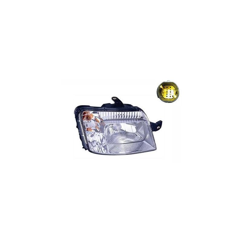 Repiauto Phare avant droit H4 compatible avec Fiat Panda 2 2003-2009