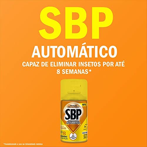 SBP Multi Inseticida Automático Óleo de Citronela Refil 250ml - Duração até 8 semanas