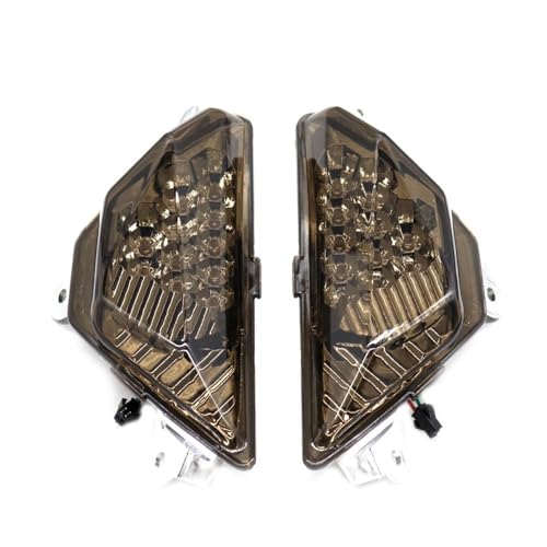 Clignotant avant moto pour Kawasaki Ninja 400 650 Z1000SX - Feu fumé noir