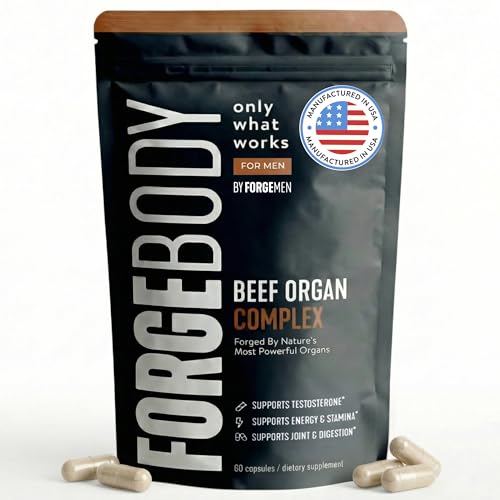 Forgebody Beef Liver & Organ Complex Grass-Fed 5-Organ Supplement 1 Month