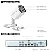 VORGUT Wired Security Camera System Outdoor, 4CH 5MP Lite AHD DVR with 500G Hard Drive, 4 x 3MP Wired CCTV Camera, Indoor/Outdoor Surveillance DVR Kit with Human Detection, Night Vision