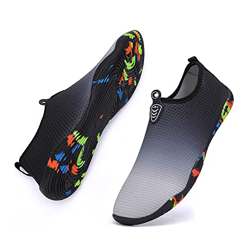 Image of Vsufim Quick-Dry Water Sports Barefoot Shoes Aqua Socks for Swim Beach Pool Surf Yoga for Women Men