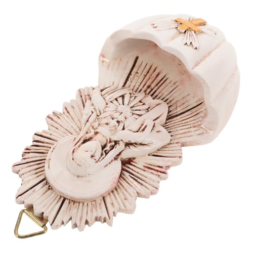 OUNONA Da Parete in Resina Fontana Battesimale Cattolica Per Ingresso Decorazione Sacra Da Parete Per Chiesa