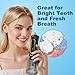 WellLeo Water Flossers for Teeth, 300ML Cordless Oral Irrigator Rechargeable Dental Flosser Picks with 5 Modes 5 Jet Tips,IPX7 Waterproof Teeth Cleaner for Braces Gum Care, Home Travel Use