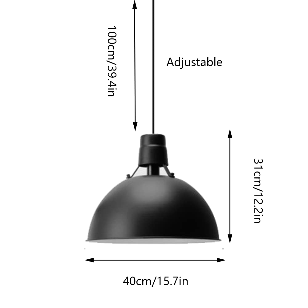 RCIDOS Luces Colgantes Creativas Modernas Lámpara Suspensión Industrial Vintage Luces Colgantes De Moda De 1 Luz Accesorio De Iluminación De Techo Simple Escandinavo para Sala De Estar, Cocina,