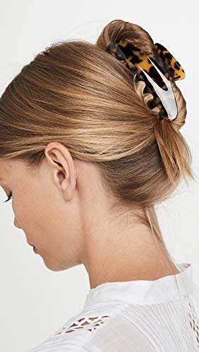 Alexandre de Paris Large Tortoiseshell Claw Clip (Single) — view 3