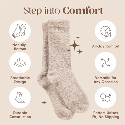 Image of Unboxme Gifts Warm & Cozy Ultra-Luxe Cloud Fuzzy Socks, Gifts for Women
