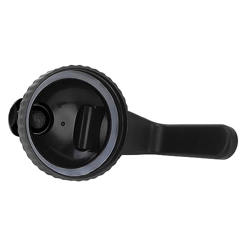 Wide Mouth Mason Jar Lid, Airtight Easy To Clean Mason Jar Pour Spout Lid for Brewing (Black)