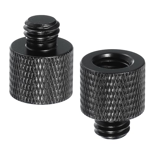 Adaptador de tornillo de trípode 3/8 para solucionar holguras en soportes de micrófonos
