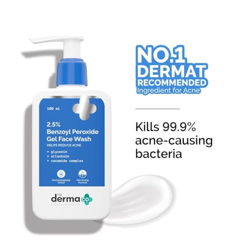 The Derma Co 2.5% Benzoyl Peroxide Gel Face Wash 100 ml - Image 3