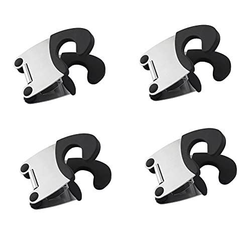 Anti-Scald Silicone Pot Spoon Clip Holder (4 pcs)