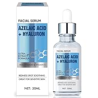 Azelɑic Acid Serum, 10% Facial Azelɑic Acid Essence with Soothing Botanicals, Improve Pigmentation, Relieve Redness and Balance Sebum