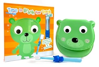 Board book Time to Brush Your Teeth - Children's Waterproof Hand Puppet Book and Toothbrush Book