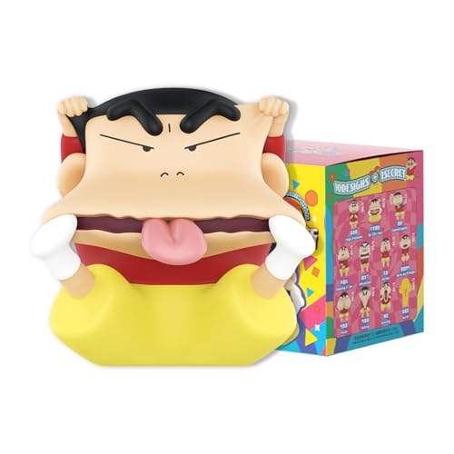 52TOYS Crayon Shinchan Comical Shinchan Blind Box 1PC Action Figure Collectible Toy Kawaii Creative Gift Room Decor Desktop Decoration Gift for Birthday Party