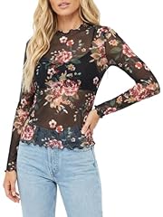 Reddish-brown Florals Black