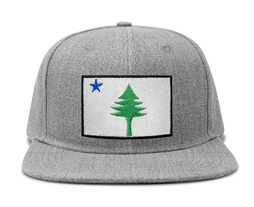 Image of International Tie State Hat for Men and Women, Adjustable Snapback Trucker Baseball Cap with Embroidered Patch