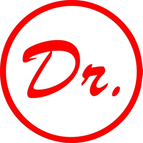 car Sticker Vinyl Car Doctor Sign Logo Emblem Badge Sticker Universal for All Cars & Bikes Pack of 1 (CIRCLE3)