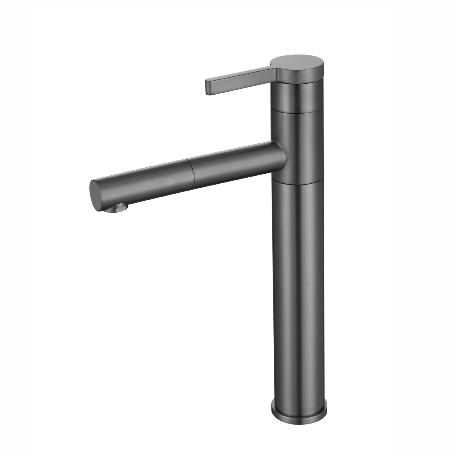 Robinet rétractable monotrou pour nettoyer les grands éviers sans effort