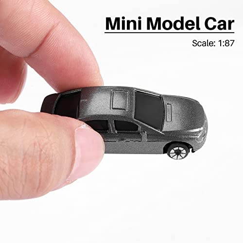 Limnyves 50Pcs 1:87 Ho Scale Model Car Painted Car Models Ho//N Scale Railway Modeling Making Mat (500173608) #TOP4