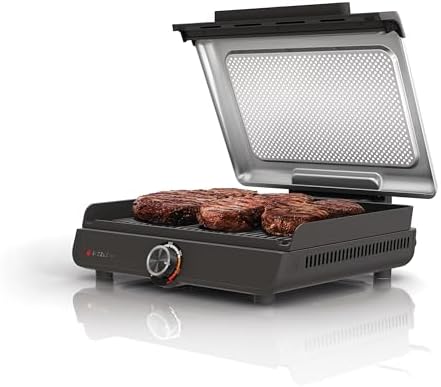 Amazon.com: Ninja GR100 Sizzle Smokeless Indoor Grill with Nonstick ...