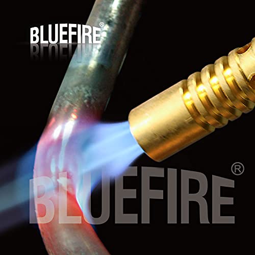 Bluefire Mras-8210 Jumbo Turbo Flame 5' Hose Propane Gas Welding Torch Kit With Mapp Gas Great High Intensity Nozzle Head Fuel By Map Pro For Soldering Brazing Large Diameter Copper Pipe #TOP5