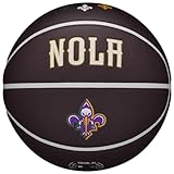 Wilson NBA Team City Collector New Orleans Pelicans Ball WZ4016419ID, Unisex basketballs, Brown, 7 EU