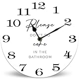 Occasioni d'uso: orologio da parete decorativo ideale per decorare camera da letto, cucina, soggiorno, casa colonica, bagno, soggiorno, ufficio, scuola e bar.