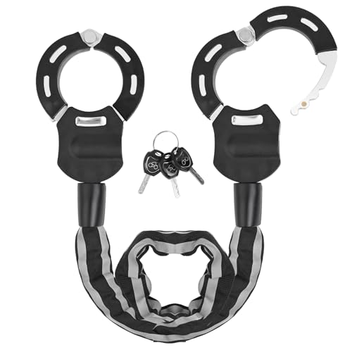 LustLocke E Scooter Schloss, Schloss für E Scooter mit Silikonschutz Gegen Kratzer, Diebstahlschutz Handschellenschloss ...