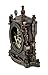 Resin Mantel Clocks The Grand Machine Steampunk Style Bronze Finished Mantel Clock 6.5 X 7.75 X 2.25 Inches Bronze