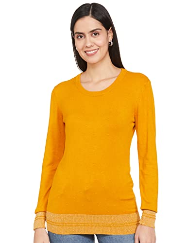 Image of Max Viscose Blend Women's Textured V-Neck Lightweight Sweater