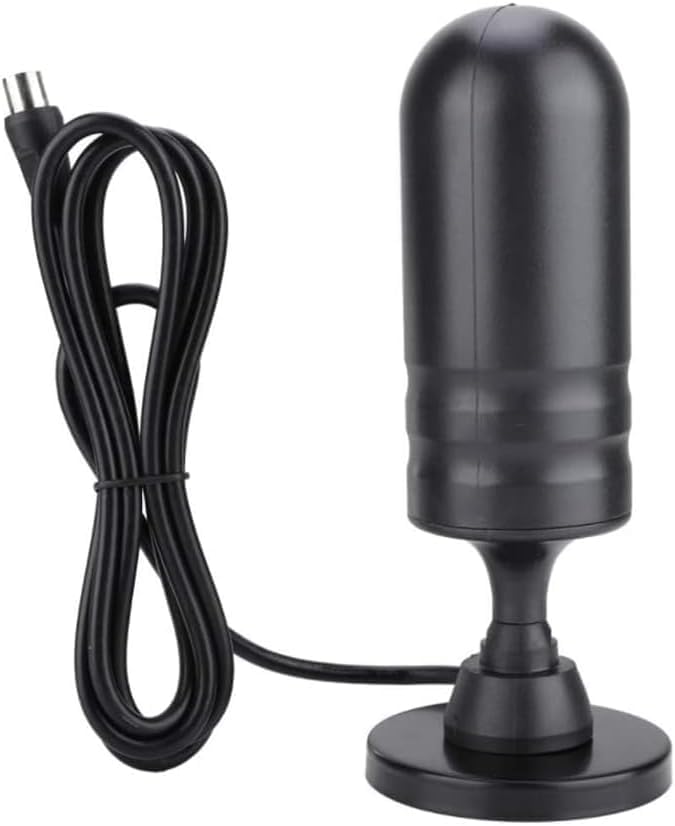 ANTENNA TV PER DIGITALE TERRESTRE DA INTERNO ED ESTERNO AMPLIFICATA 35DB DVB-T COMPATIBILE ANCHE PER AUTO E CAMPER