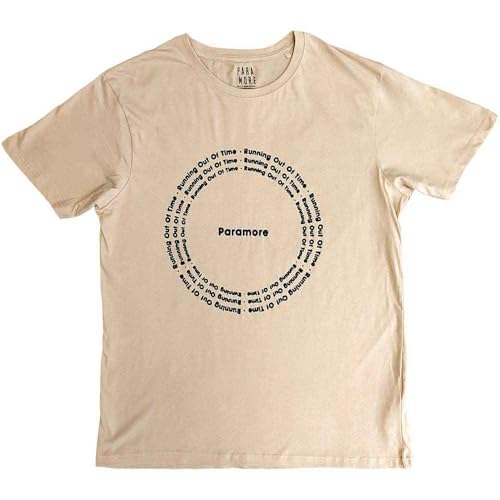 T-shirt Paramore Running Out Of Time Anti-Déformation Blanc Unisexe