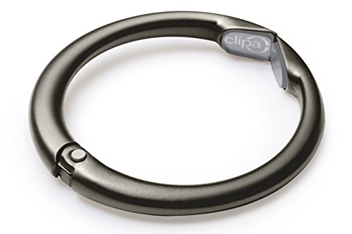 Clipa2 Bag Hanger, Matte Hematite