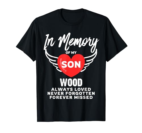 In Memory of Son Wood - Monumento personalizado personalizado Camiseta