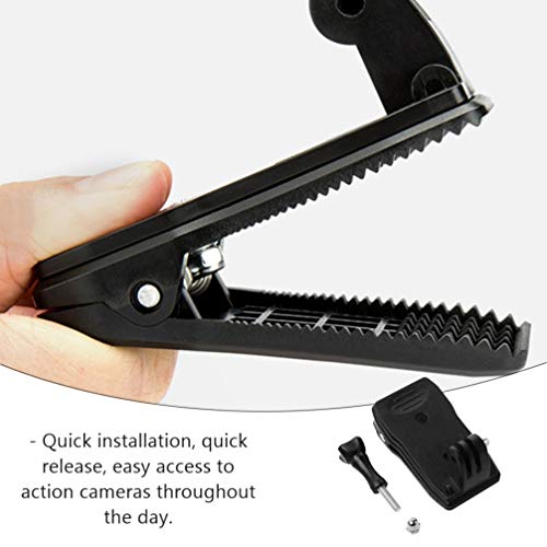 UKCOCO Compatível com Gopro Hero 8/7/6 Clip Mount – Suporte para alça de mochila com clipe de libera