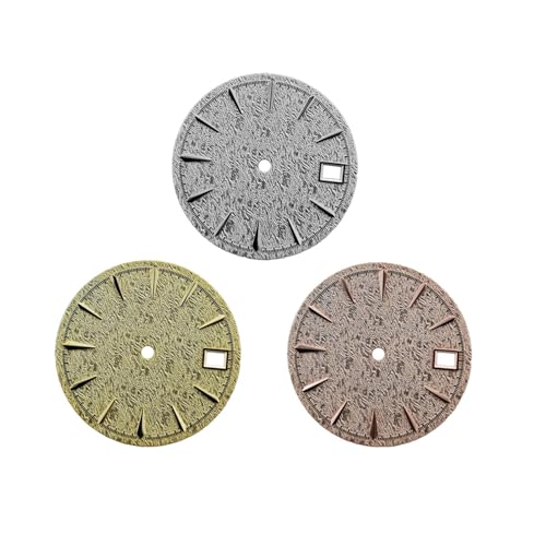 Cadran montre 29 mm finitions or rose argent de haute précision