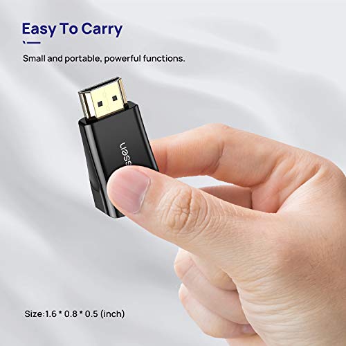image for Hdmi to Vga Adapter,iNassen Hdmi to Vga Adapter Converter Gold-Plated 