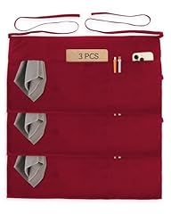 3 Pack Server Apron- Wine Red