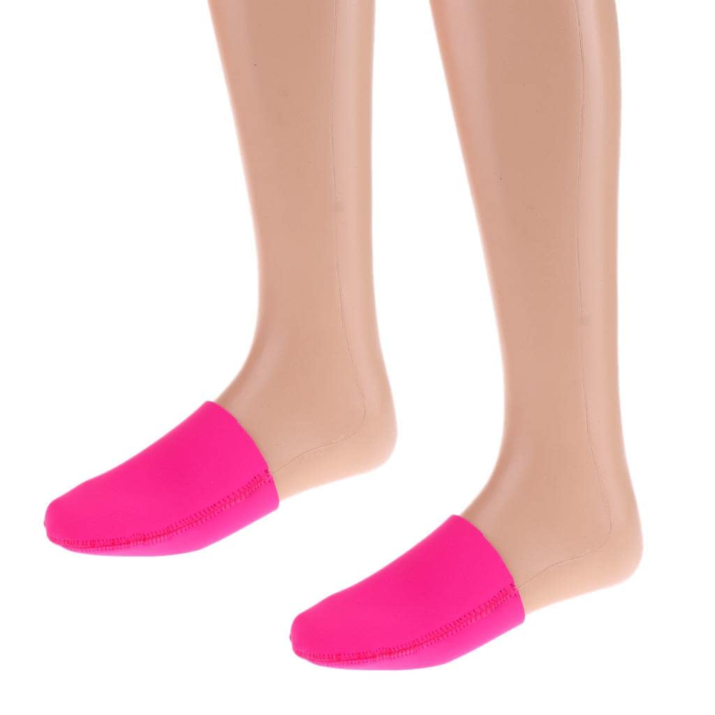 1 par de calcetines de neopreno para correr, ciclismo, senderismo, caminar, color rojo rosa