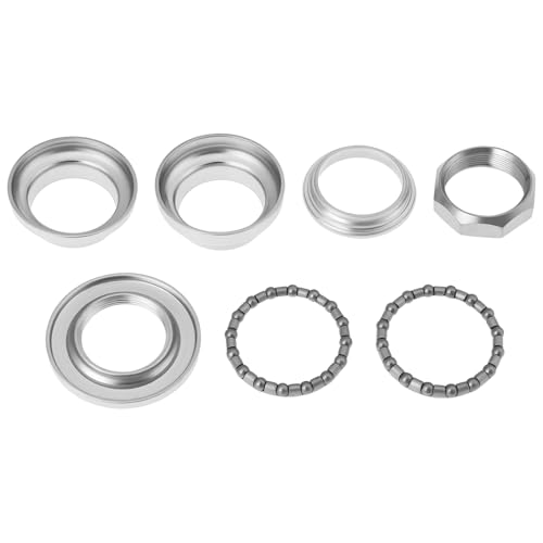 LT Easiyl Juego de Dirección de Bicicleta de Montaña Roscada de 25,4 Mm Y 1 Pulgada con Rodamientos Sellados.