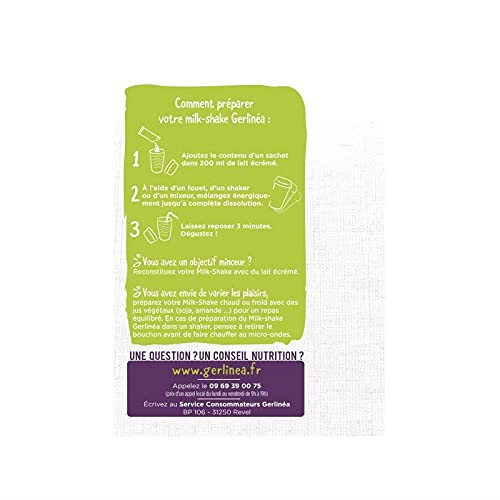GERLINÉA - Repas À Boire Chocolat 4X236Ml - Lot De 2