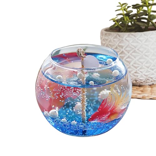 Bougie à bulles pour aquarium parfumée et mini bougie cube de relaxation pour maison