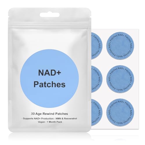 NAD+ Patches with Nicotinamide & Resveratrol for Men Women