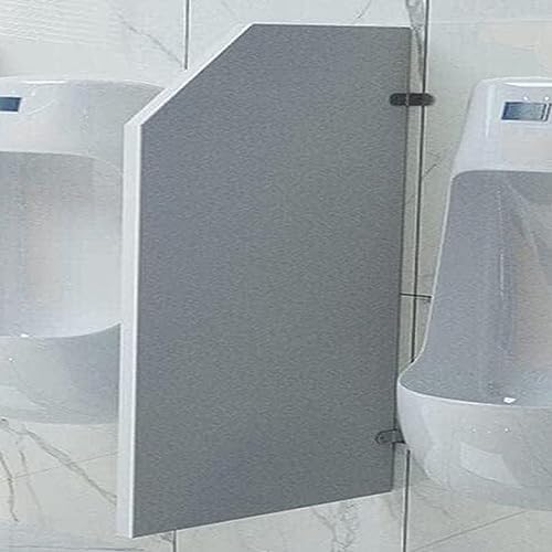 Wall-Mounted Urinal Partition Divider, Men Urinal Privacy Screen Toilet Partition, Waterproof PVC Urinal Baffle Urinal Screen Toilet Partition for Sools/Public Places Urinal Partit