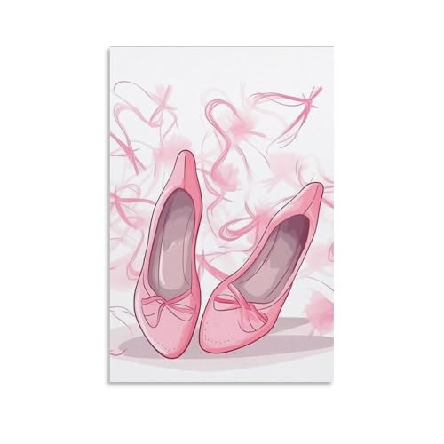 Toile murale ballerines 60 x 90 cm avec impression haute definition