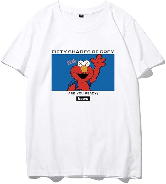 Amazon Tシャツ メンズ セサミ ストリート Sesame Street レディース 夏服 丸襟 通気性 快適 コットン ゆったり 綿 大きい 人気 おしゃれ ファッション 男女兼用 Tシャツ カットソー 通販
